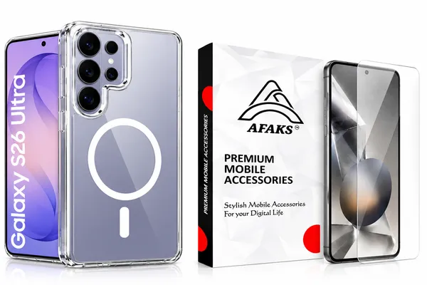 Samsung_S26_Ultra_Anti_Yellow_Magsafe_Case_&_Bezel_Less_Fingerprint_Unlock_Tempered_Glass_
