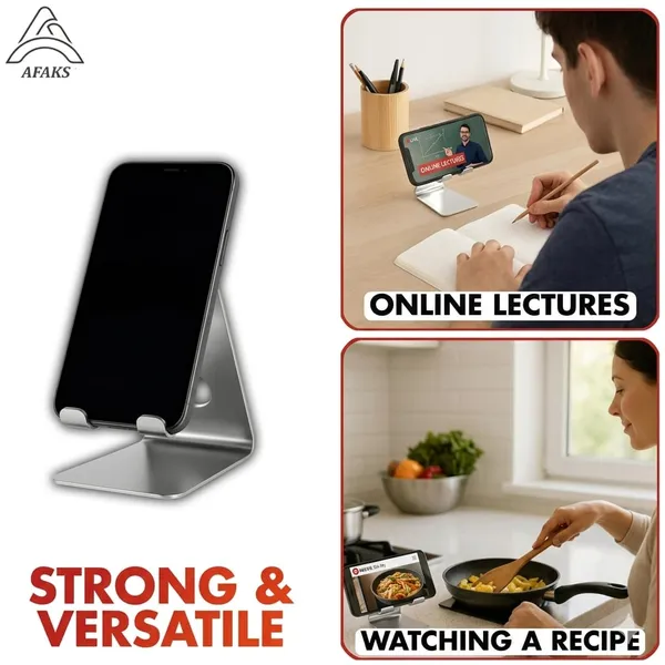 Afaks_Stainless_Steel_Foldable_Mobile_Phone_Stand_Grey