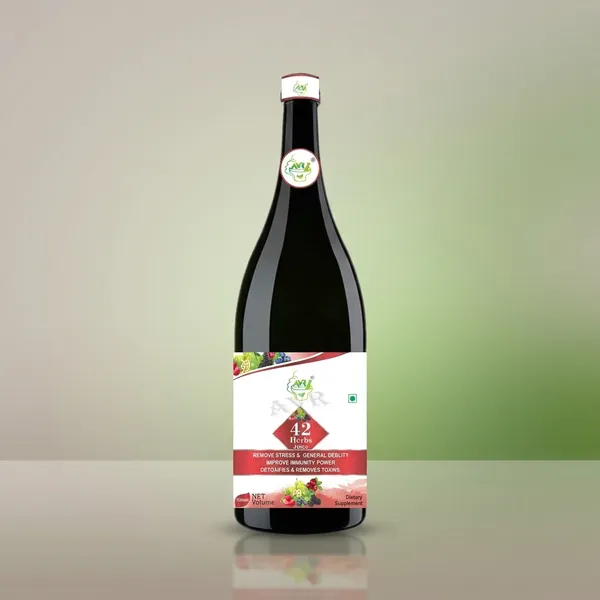 Avr_42_Herbs_Ashwagandha_Brahmi_Stress_Relief_Juice_500Ml