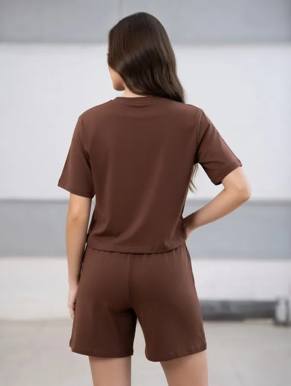 Brown_Short_Overlap_Night_Suit_For_Women