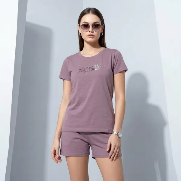 Purple_Short_Round_Neck_Night_Suit_For_Women