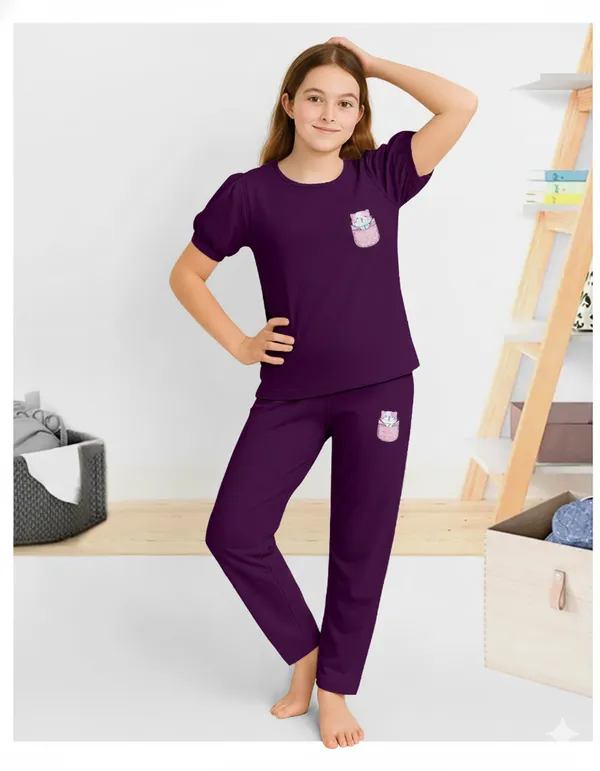 Wine_Printed_Relaxed_Night_Suit_For_Girls