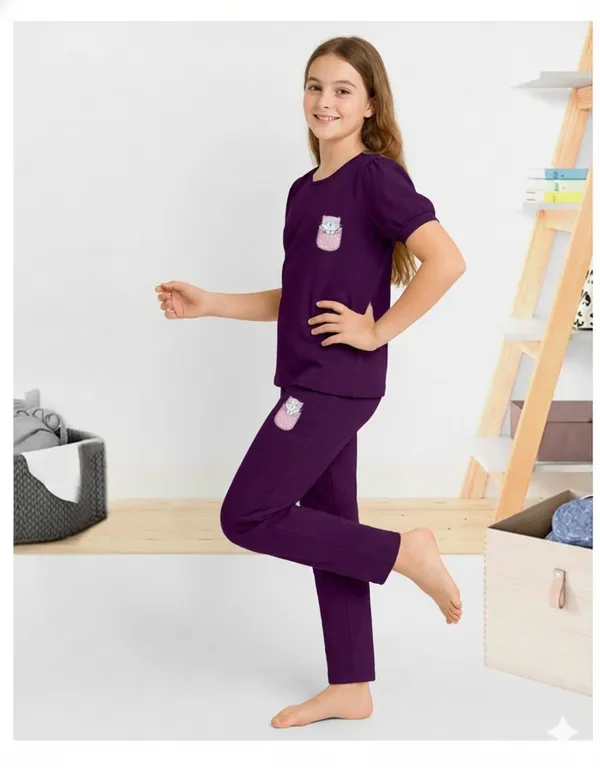 Wine_Printed_Relaxed_Night_Suit_For_Girls