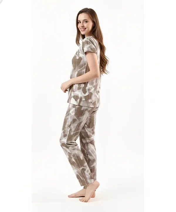 Brown_Long_Night_Suit_For_Women