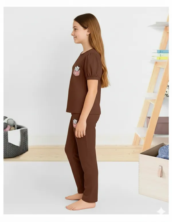 Brown_Printed_Relaxed_Night_Suit_For_Girls