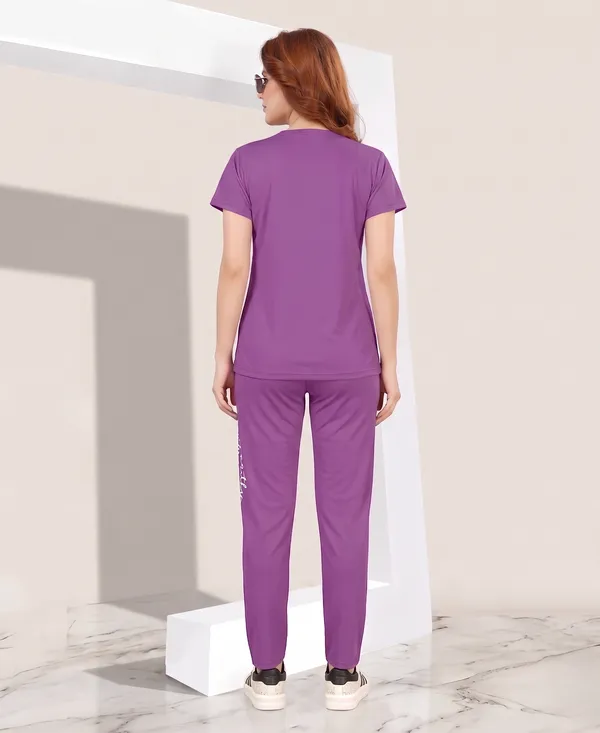 Purple_Long_Round_Neck_Night_Suit_For_Women
