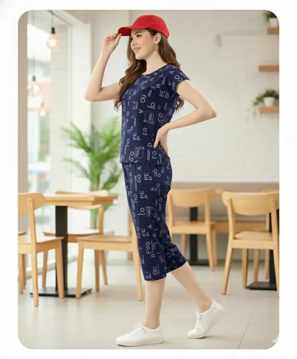 Blue_Printed_Capri_Night_Suit_For_Women