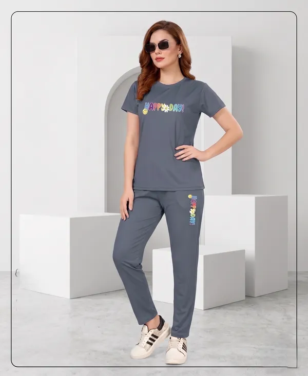 Dark_Grey_Long_Round_Neck_Night_Suit_For_Women