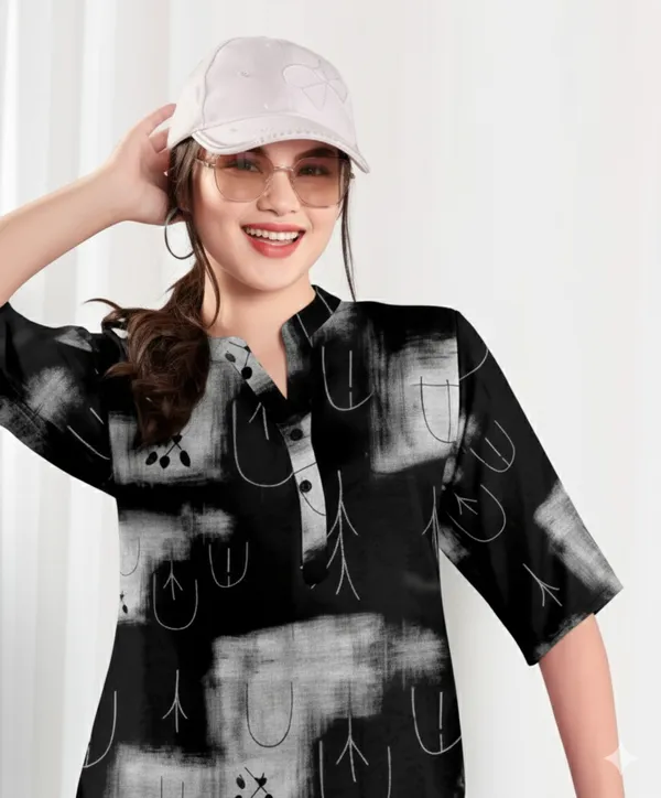 Black_Printed_Long_Night_Suit_For_Women