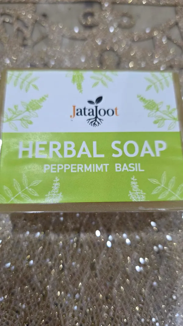 Jatajoot_Peppermint_Basil_Menthol_Herbal_Soap