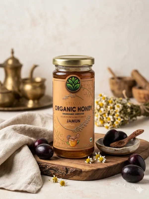 Uttama_Organic_Unprocessed_Jamun_Honey_320_Gm