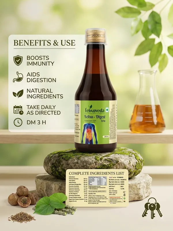 Felixoveda_Ayurvedic_Felixo-Digest_Syrup