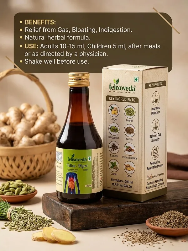 Felixoveda_Ayurvedic_Felixo-Digest_Syrup