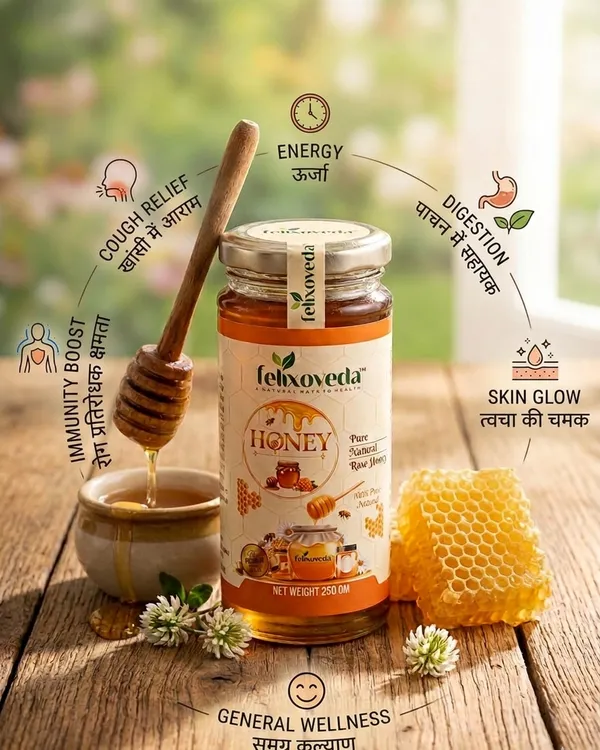 Felixoveda_Pure_Natural_Raw_Honey_250_gm