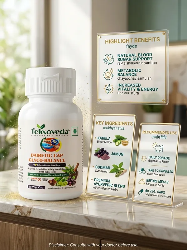 Felixoveda_Daibetic_Cap_Glyco-Balance_Ayurvedic_Supplement_30_Capsules