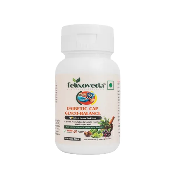Felixoveda_Daibetic_Cap_Glyco-Balance_Ayurvedic_Supplement_30_Capsules