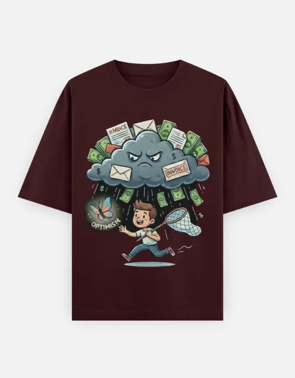 Optimism_Oversized_Classic_T_Shirt_Maroon