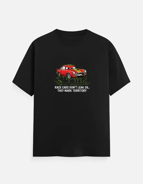 Graphic_T_Shirt_Race_Cars_Don_T_Leak_Oil_Unisex_Classic_T_Shirt_Black