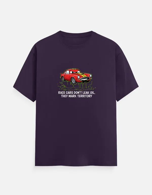 Graphic_T_Shirt_Race_Cars_Don_T_Leak_Oil_Unisex_Classic_T_Shirt_Purple