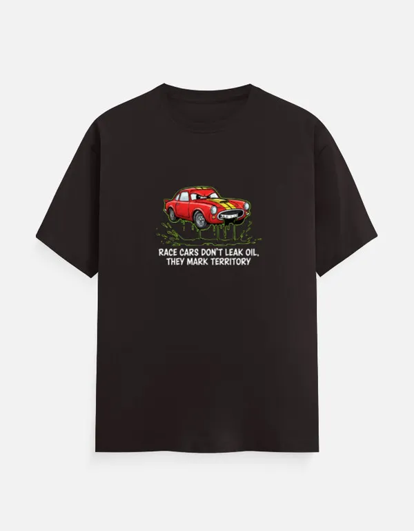 Graphic_T_Shirt_Race_Cars_Don_T_Leak_Oil_Unisex_Classic_T_Shirt_Coffee_Brown