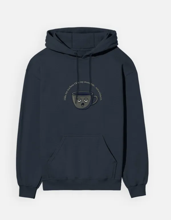 Morning_Tea_Unisex_Hoodie_Navy_Blue
