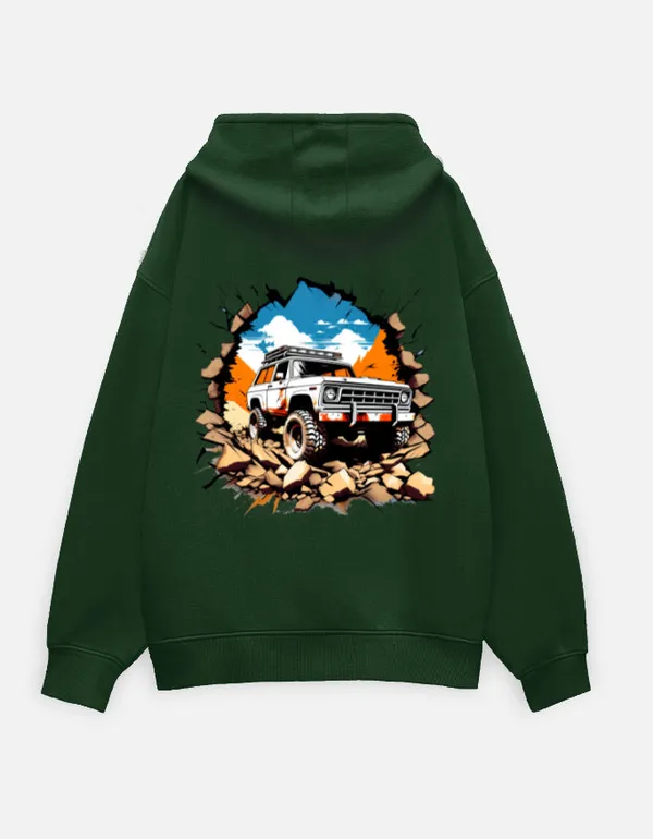 Vegas_Truck_Oversized_Hoodie_Bottle_Green