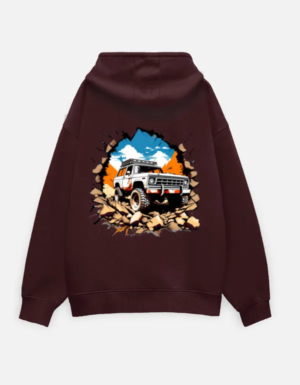 Vegas_Truck_Oversized_Hoodie_Maroon