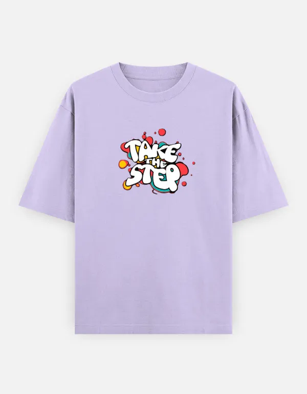 Take_The_Step_Unisex_Oversized_Classic_T_Shirt_Lavender