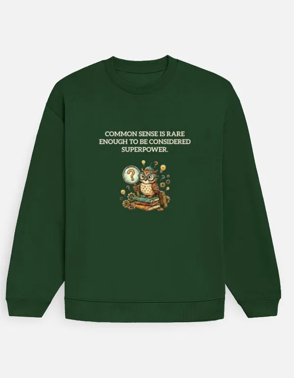 Common_Sense_Oversized_Sweatshirt_Bottle_Green