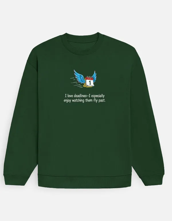 Flying_Deadlines_Oversized_Sweatshirt_Bottle_Green