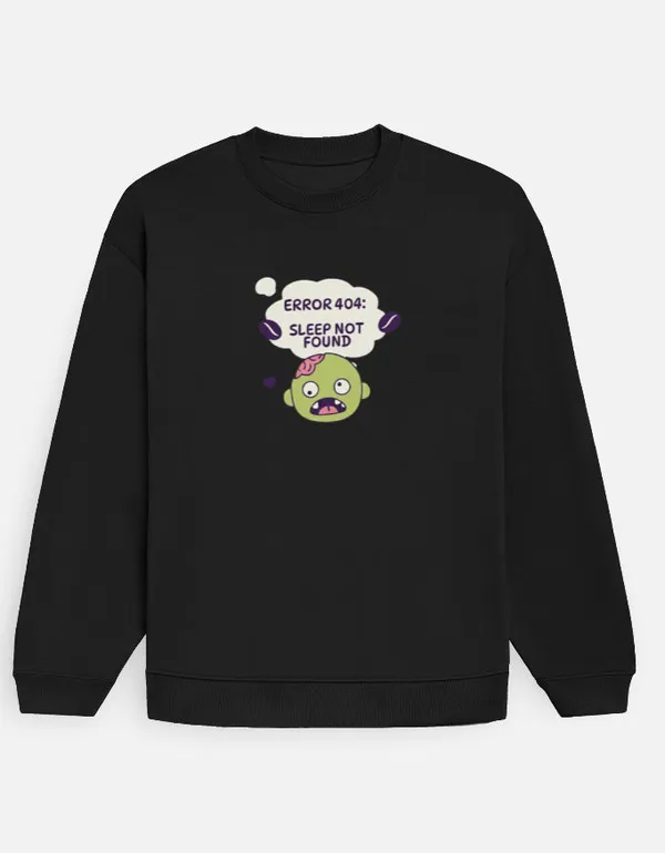 Error_404_Oversized_Sweatshirt_Black