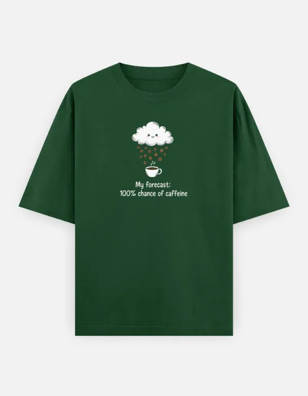 Forecast_Oversized_Classic_T_Shirt_Bottle_Green