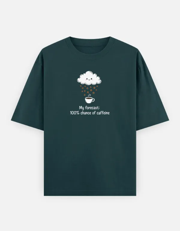 Forecast_Oversized_Classic_T_Shirt_Petrol_Blue