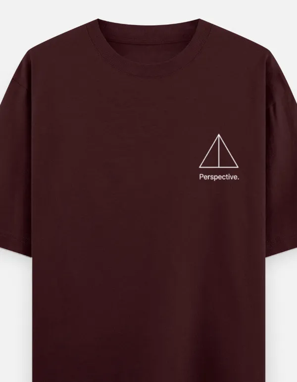 Perspective_Oversized_T_Shirt_Maroon