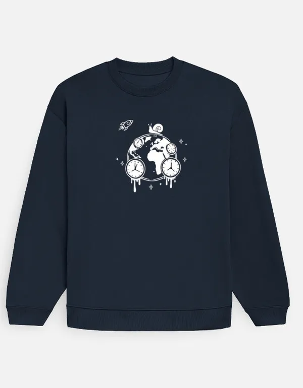 World_Time_Oversized_Sweatshirt_Navy_Blue