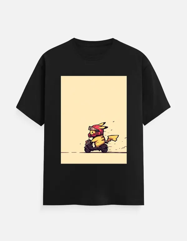 Cute_Rider_Classic_T_Shirt_Black