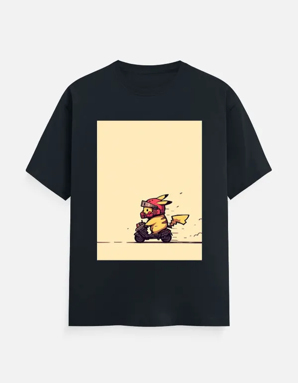 Cute_Rider_Classic_T_Shirt_Navy_Blue
