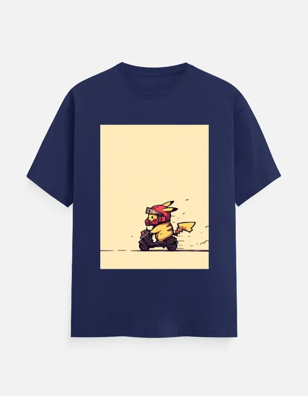 Cute_Rider_Classic_T_Shirt_Royal_Blue