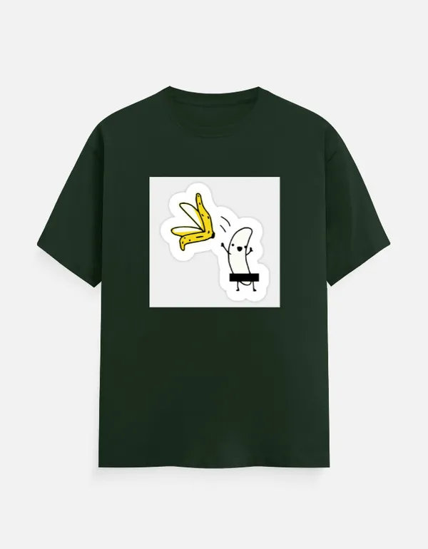 Cool_Banana_Classic_T_Shirt_Bottle_Green