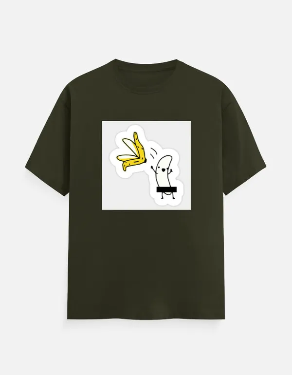 Cool_Banana_Classic_T_Shirt_Olive_Green