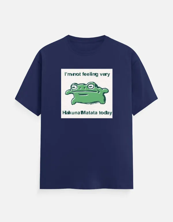 Hakuna_Matata_Classic_T_Shirt_Royal_Blue