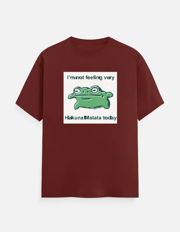 Hakuna_Matata_Classic_T_Shirt_Brick_Red