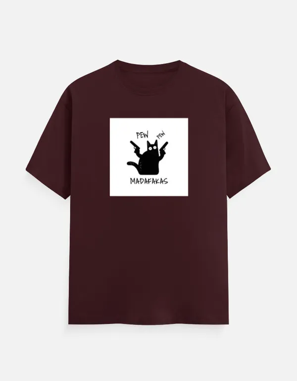 Pew_Pew_Madafaka_Classic_T_Shirt_Maroon