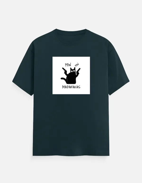 Pew_Pew_Madafaka_Classic_T_Shirt_Petrol_Blue
