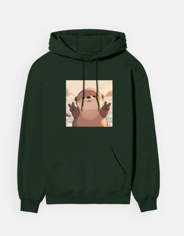 Overloaded_Cuteness_Hoodie_Bottle_Green