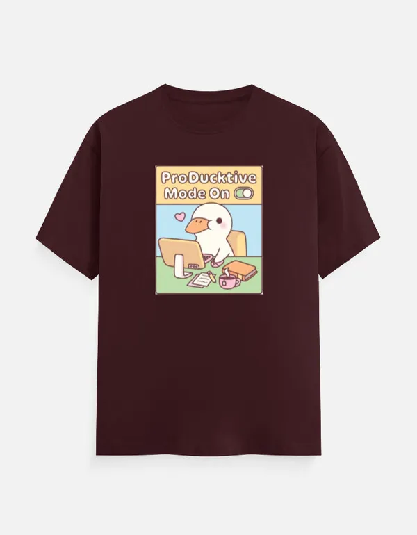 Producktive_Classic_T_Shirt_Maroon