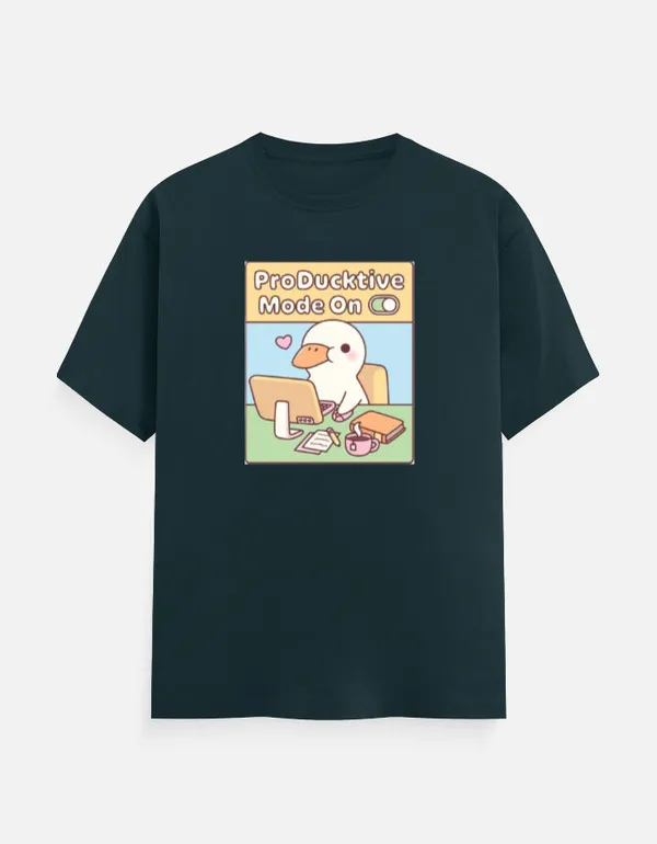 Producktive_Classic_T_Shirt_Petrol_Blue