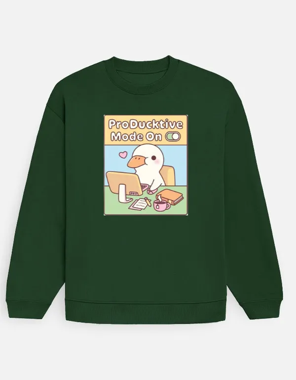 Producktive_Oversized_Sweatshirt_Bottle_Green