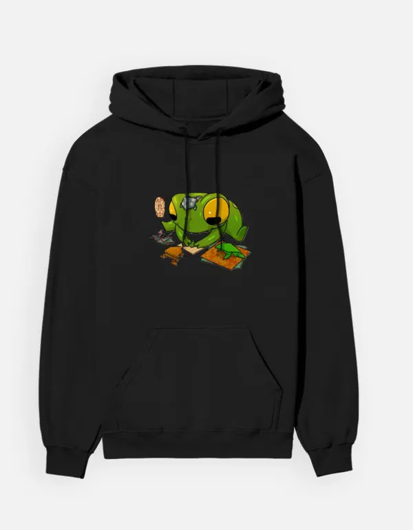 Froggo_Unisex_Hoodie_Black