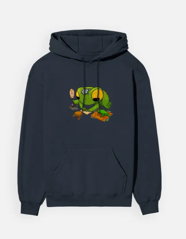 Froggo_Unisex_Hoodie_Navy_Blue